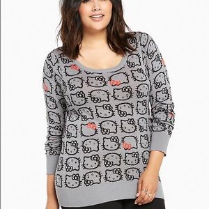 Torrid/Sanrio Hello Kitty Collab Sweater - Sz 1